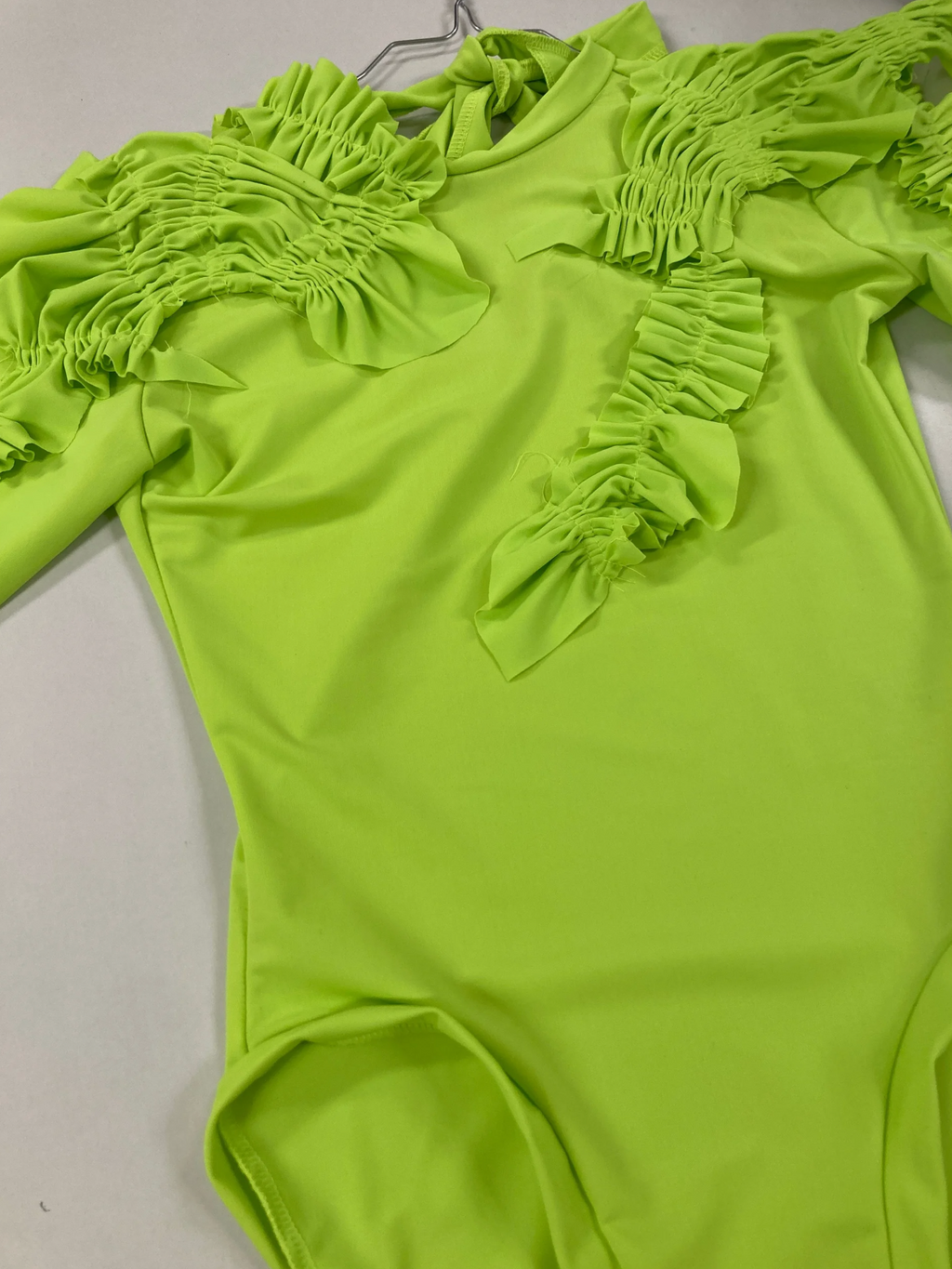 JERSEY BODY LONG SLEEVE - Neon green