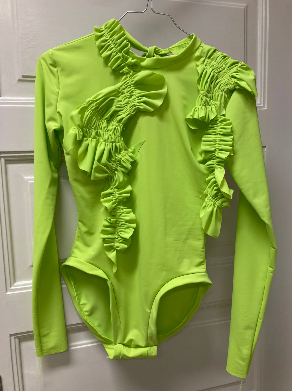 JERSEY BODY LONG SLEEVE - Neon green