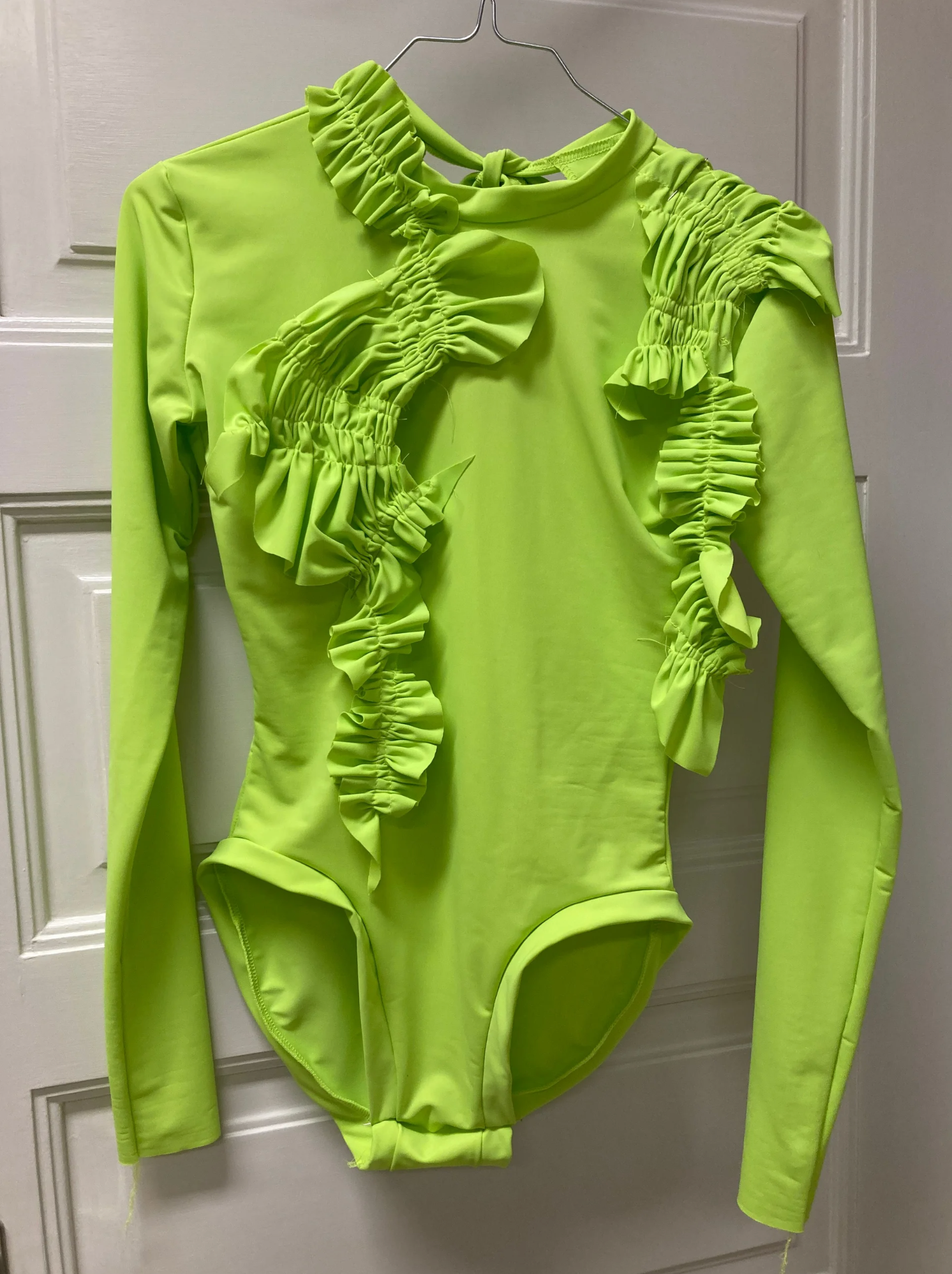 JERSEY BODY LONG SLEEVE - Neon green