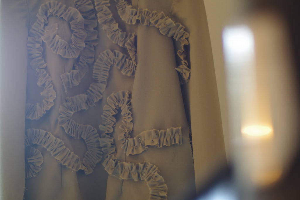 RUFFLE DRESS - Army green