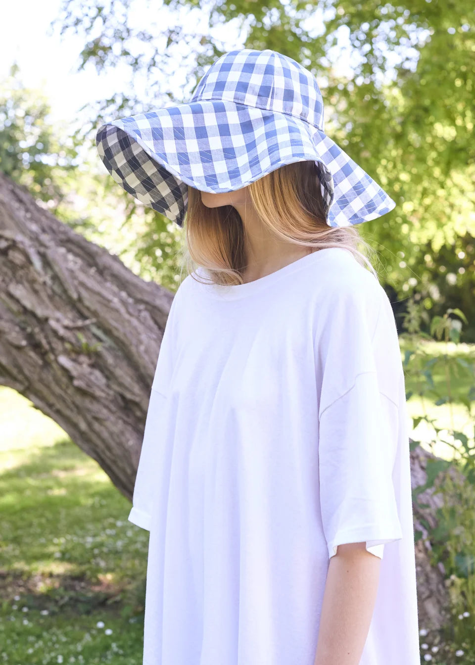 SUN HAT - Checkered