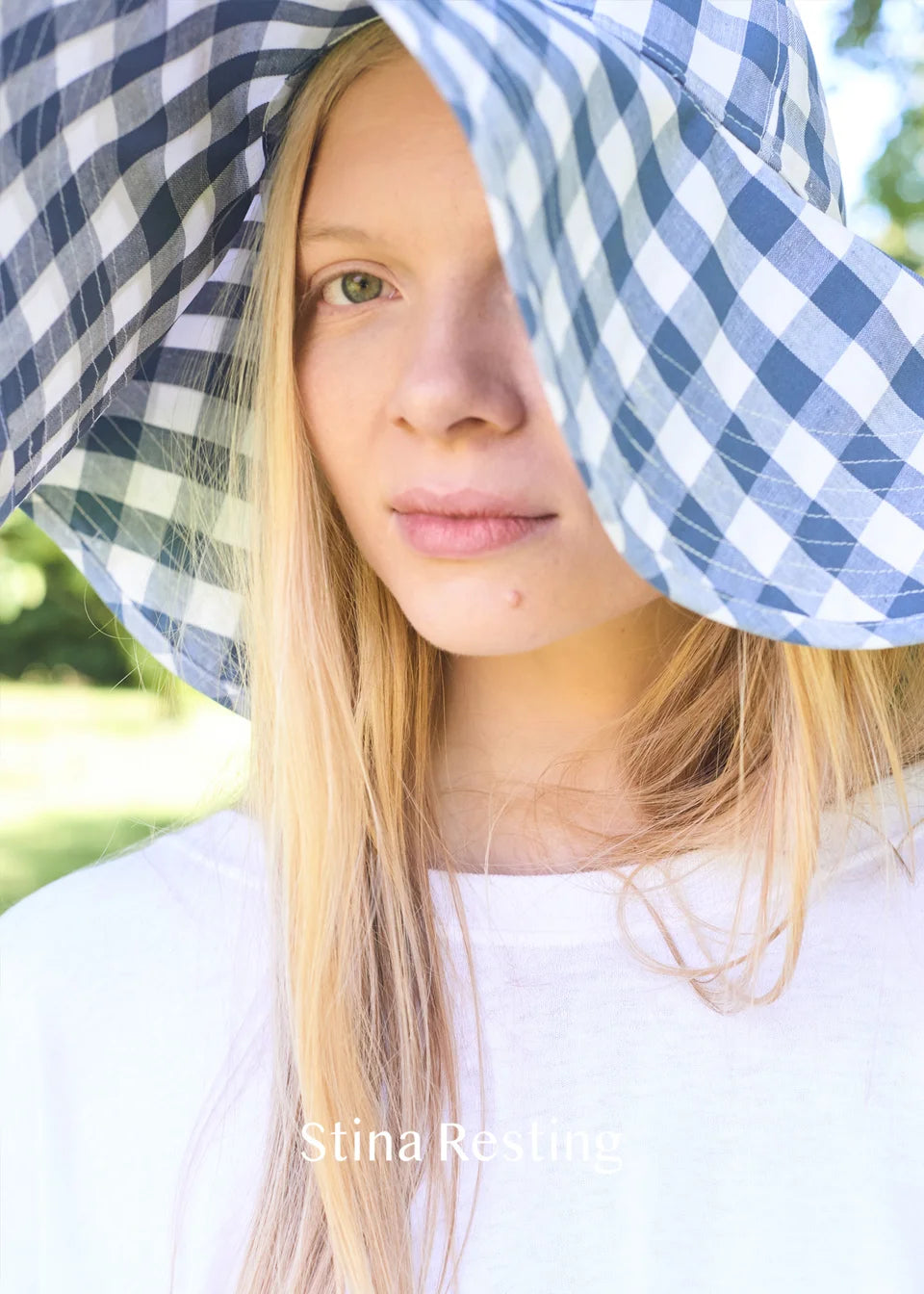 SUN HAT - Checkered