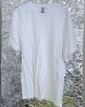 WRINKLED T-SHIRT - White w/ white thread - #02